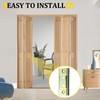N 6656 Bi-fold Door Hinge, 3 x 1 Inch Non-Mortise