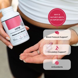 Natures Pure Blend Organic Beets- Blood Pressure Support-Circul