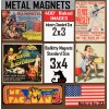 Baking because Murder is wrong funny High Quality Metal Fridge