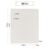 seimeinoki Divider Cards, A5, 12 Slots, Translucent, pp, 6 Holes,