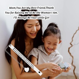 Birthday Christmas Gifts for Mom Mother Gifts for Book Lovers Mom Bookmark from Daughter Mom Reading Gifts for Mama Mommy Gifts Engraved Thank You Gift for Mom Book Accessories