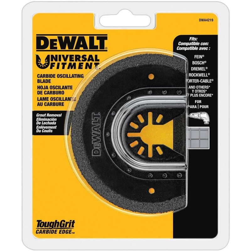 DEWALT Dwa4219 Oscillating Carbide Grout Removal Blade