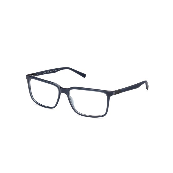 Timberland Men's Square Plastic Eyeglass Frame (Model TB1740) (Includes Glasses