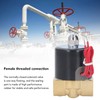 Brass Electric Solenoid Valve Female Thread 1 Way Flowing Normally