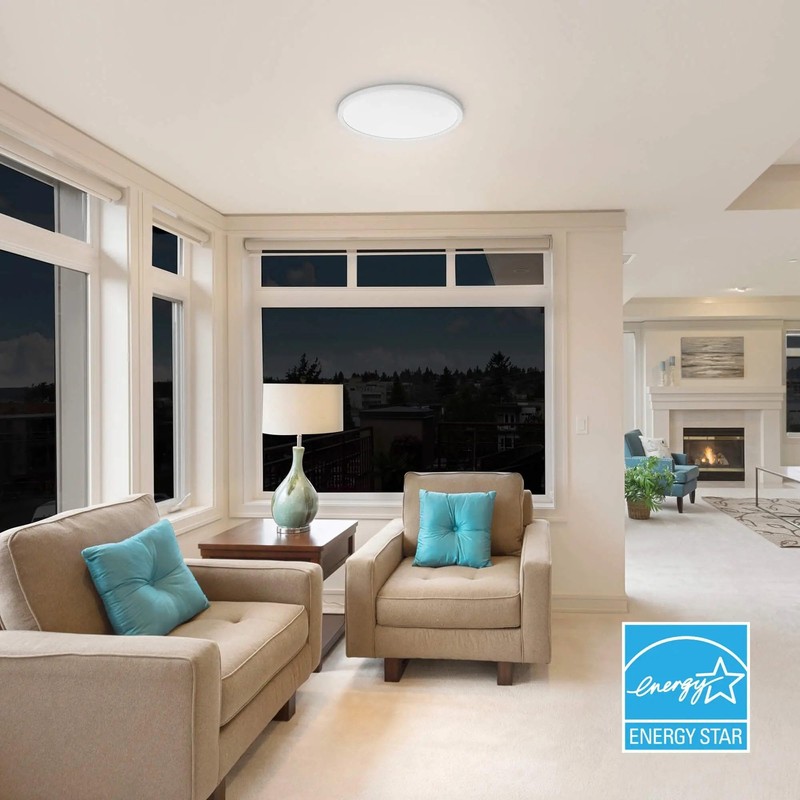 Koda | 15" Close to Ceiling Lights Fixture with Adjustable