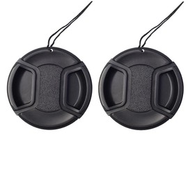 67mm Lens Cap Cover Compatible for Canon T8i 90D kit EF-S 18-135mm Lens, for Nikon D850 D780 kit 16-85mm Lens. (2 Pack)