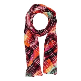 Desigual Women's Accessories Fabric Long Boa Scarf, Material: