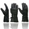 Milwaukee Leather Men's Leather Gauntlet Lined Motorcycle Hand Gloves -