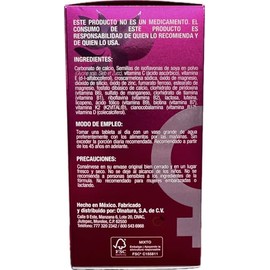 Just Isoflavonas, Suplemento con Vitaminas y Minerales para MUJERES Mayores de 45 Años, 90 Tabletas.