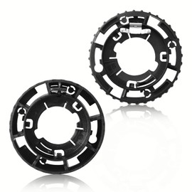 Asasytal D2S Xenon Adapter Holder Ring 1300290120 for Xenon Burner, HID Headlight Lamp Holder for W220 A169 E46 E64 E63 E83 S40 S40II V50 Golf 5 MK5 GTI R32 Peu-geot Mounting Clips, 1 Piece