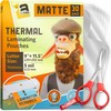 Matte Thermal Laminating Pouches, Matte Finish, 9 x 11.5 Inches