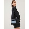MIRA Owen 09WGB251502 Mini Boston Shoulder Bag, LBLU