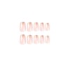 MGR Press on Nails Medium Fake Nails Bling Nude Pink