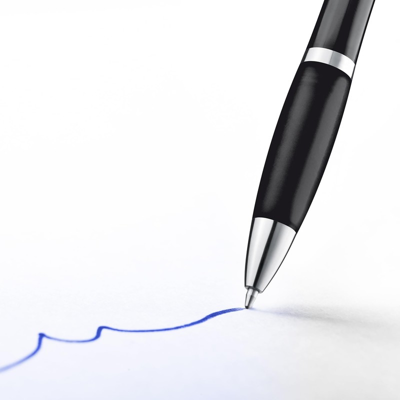 ZENSCRIBE® Ergonomic Ballpoint Pen, Pack of 10, Premium Ballpoint Pen