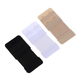 WRITWAA 3pcs Bra Hook Extension Bra Back Extenders Bra Clips for The Back Backless Bras Ladies Bras Bra Extension Strap Stick Good Bra Strap Extender 2 Hook Women's Elastic Strap Clip
