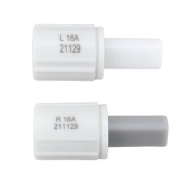 VGOL 1 Pair of Rotary Damper Hinges Plastic Left and Right for Toilet Seat Damping Soft Close System