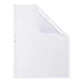 Oxford ManageMe Document Wallets with Vario Zip Principle Pack of 10 Grained Open Left