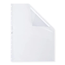 Oxford ManageMe Document Wallets with Vario Zip Principle Pack of 10 Grained Open Left
