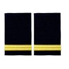 HEUK One Bar Black Pilot Airline or Merchant Marine Epaulette,