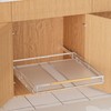 SANNO Expandable Slide Out Shelf Organizer, Pull Out Cabinet Shelves