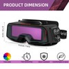 UpaClaire Welding Goggles Auto Darkening Plasma Cutting Glasses - Eye