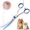 Professional Stainless Steel Dog and Cat Grooming Scissors,Curved Shears with