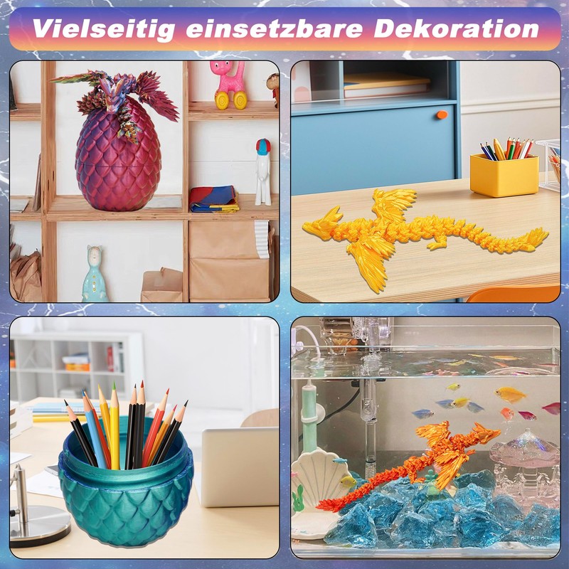 LUMIN TUTU 3D Dragon with Wings in the Egg, 3D