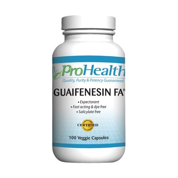 ProHealth Guaifenesin FA (100 Capsules, 400 mg)