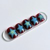 06:10AM, Blue Fragment Spawn |Retro star nail - stiletto /