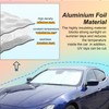 Heutamo Windshield Sun Shade Compatible with Maserati Ghibli 2017-2023, Front