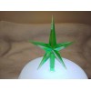 Green Modern Large Star for Ceramic Christmas Tree Topper