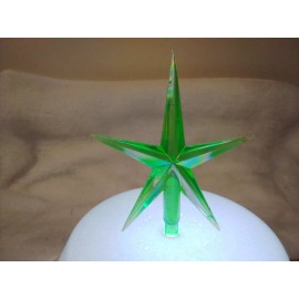 Green Modern Large Star for Ceramic Christmas Tree  Topper