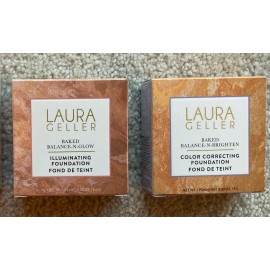 Laura Geller 2x Laura Geller Foundation (Illuminating, Color Correcting)-Co