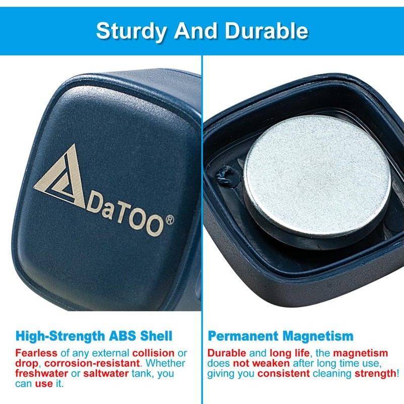DaToo Aquarium Mini Magnetic Scrubber Scraper Small Fish Tank Cleaner