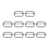 SUIKIHUM 10 Pack Metal Slide Buckle, 4/5 Inch Tri-Glides Circle