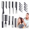 Universo en Linea 20 Kit Peluquería Peine Conjunto Profesional Y