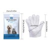 Mumoo Bear 6PCS/1PACK Cleaning Wipes Gloves for Dog and Cat,Pet
