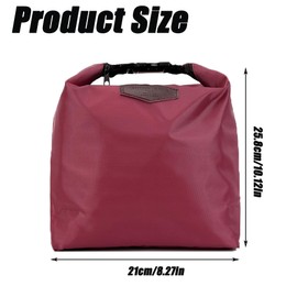 ZAHD Pack of 2 Cool Bag Small Cool Bag Mini Cool Bag Small Cool Bag for Travel Cool Bag for Lunch Mini Cool Box Shopping Bag Insulated Bag for Work School Outdoor (Red Blue)