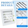2 Pcs 10" x 10" Gable Vents for Houses Shed