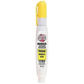 Super Met-Al 1296-1324 Squeeze Action Paint Marker, Yellow