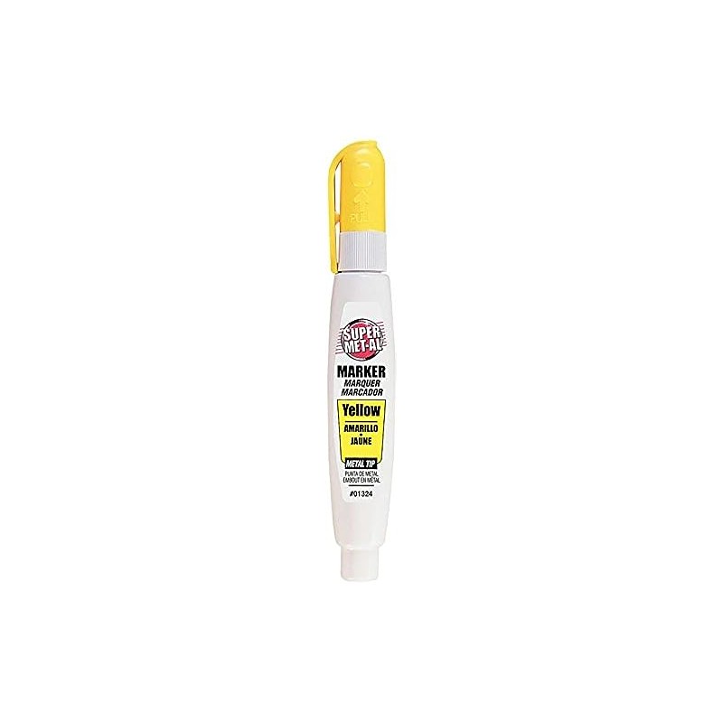 Super Met-Al 1296-1324 Squeeze Action Paint Marker, Yellow