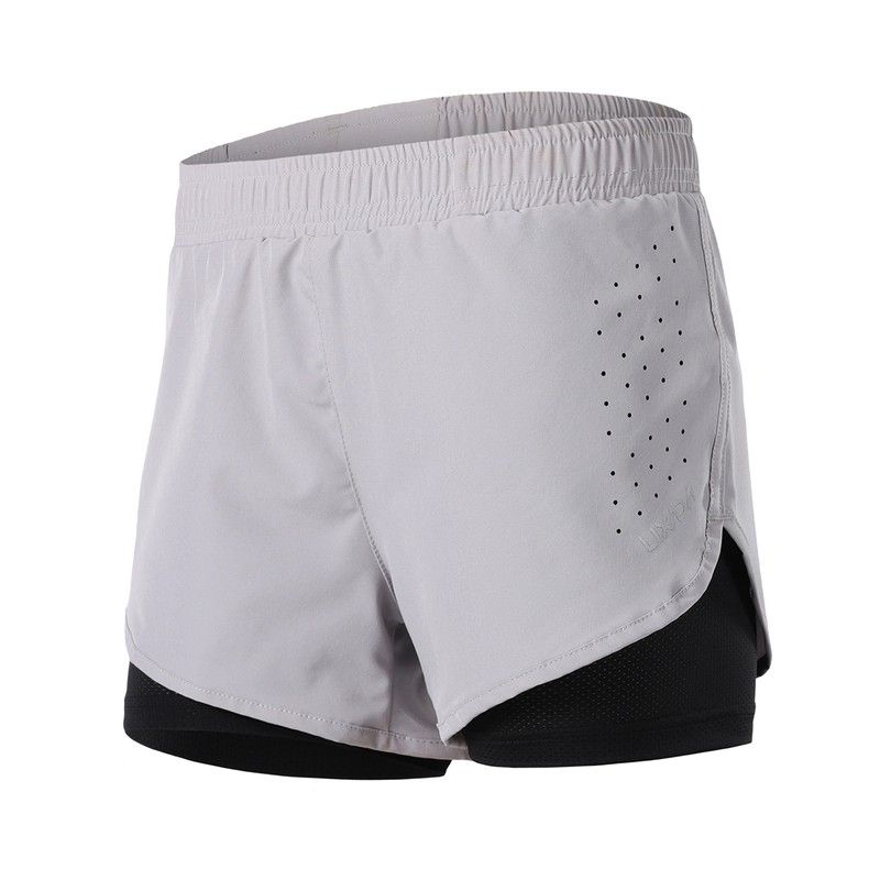 Women 2-in-1 Running Shorts Quick Drying Breathable Active Training Exercise