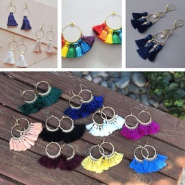 Mini Tassel Pendants Black 25mm 100pcs Bracelet Keychain Tassel for Jewelry Making Bags Bookmark