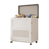 Rolling Laundry Hamper With Lid, 123L Large Capacity Clothes Hampers