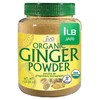 Jiva Organics Organic Ginger Root Powder 1 LB Jar -
