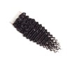 4x4 Lace Closure Deep Wave Human Hair Closure 100% Unprocessed