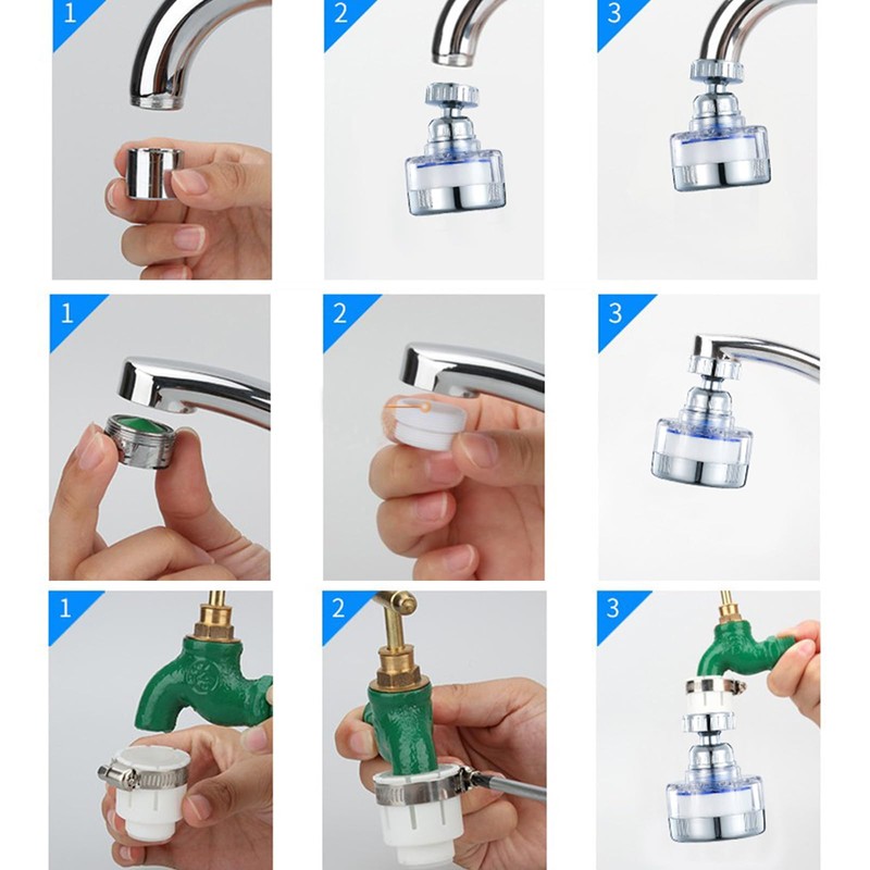 Water Filter Tap Drinking Water 360 Rotatable Tap Filter Tap