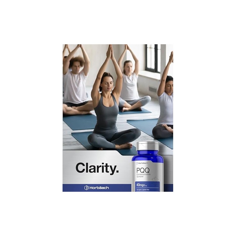 Horbäach PQQ 40 mg 120 Cápsulas - Vitalidad - Memoria