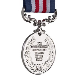 The Commemorative Coin Company 25th Golden Wedding Anniversary Medal for Long/Distinguished Service and Bravery in the Field. Gift/Present Husband/Wife/Partner/Couple, Silver