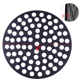 Aiwaiufu 8-Inch Cast Iron Floor Drain Cover – Round Drain Grate Replacement - Rust-Resistant, Easy to Install – Universal Fit for Bathroom, Garage, Kitchen, Outdoor